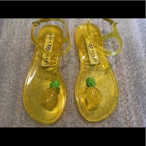 Katy Perry Pineapple Gelly Sandals